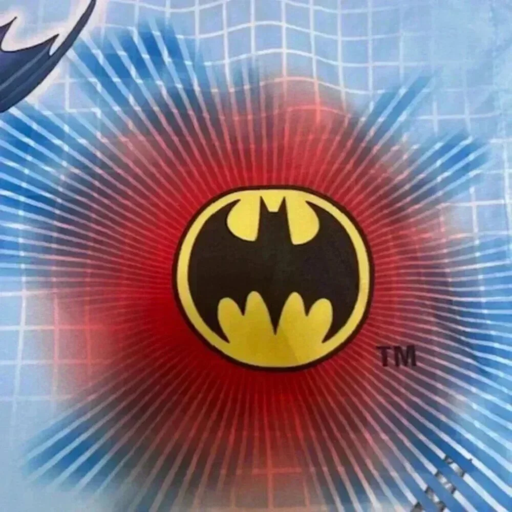 Batman DC Comics Twin Flat‎ Sheet only Black Logo Pattern Bedding